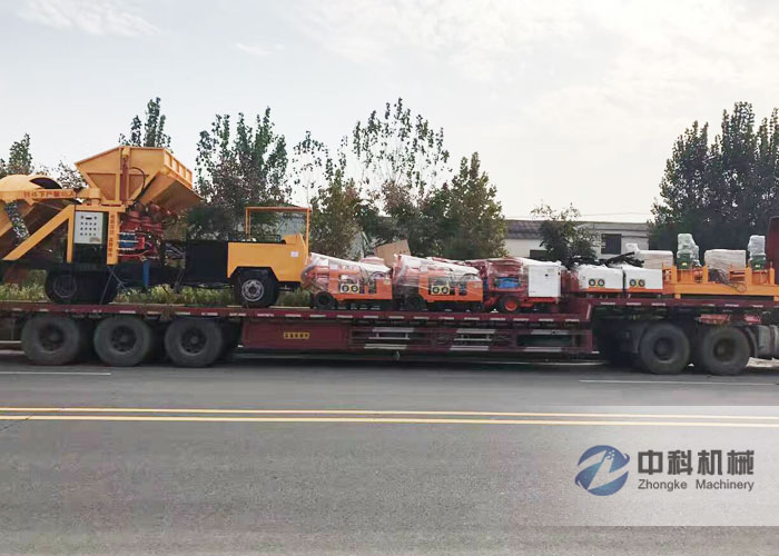 中交三公司出口巴基斯坦项目（注浆机、喷浆机、自动上料喷浆车）