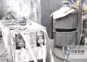 双液注浆机、双层搅拌机施工现场